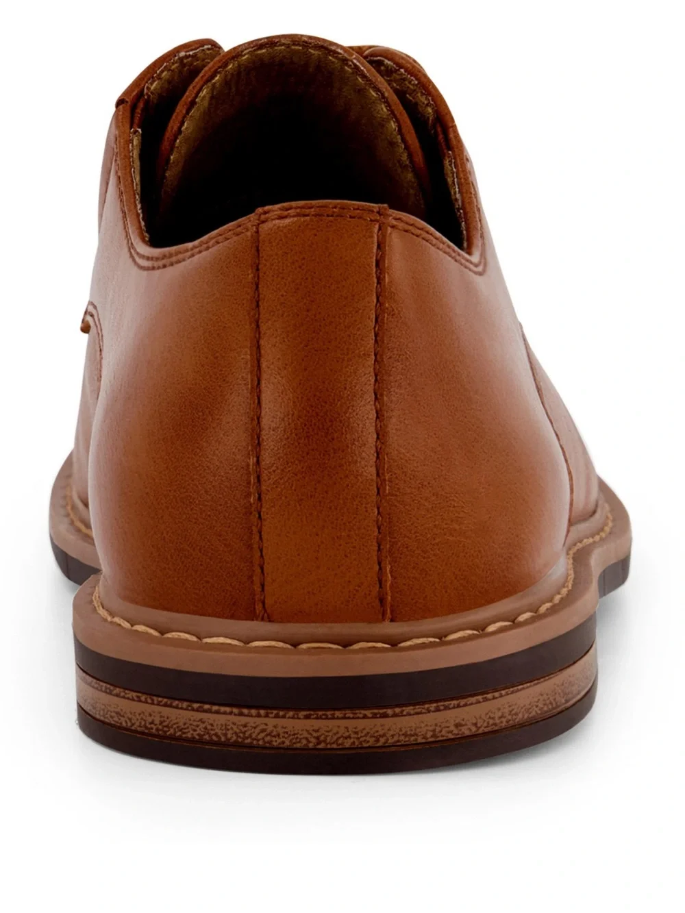 🤎 NWT//Kenneth Cole Boys Padded Inside Brown Lace-Up Dress Shoe/Sz 5 🤎